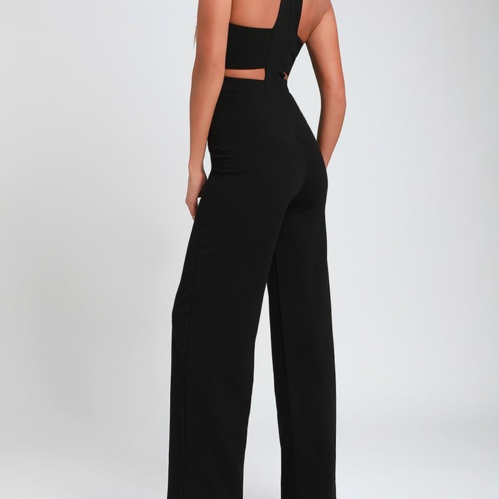 Lulus black jumpsuit